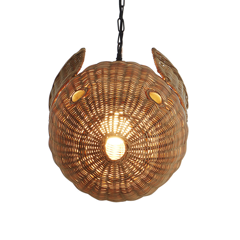 1 - Light Pendant, 71.51" H x 24" W x 15" D