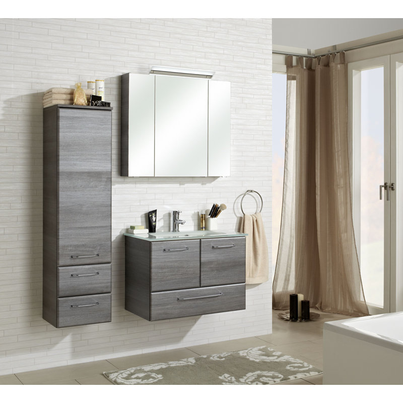 Quickset 341 Wall Bathroom Storage, Anthracite