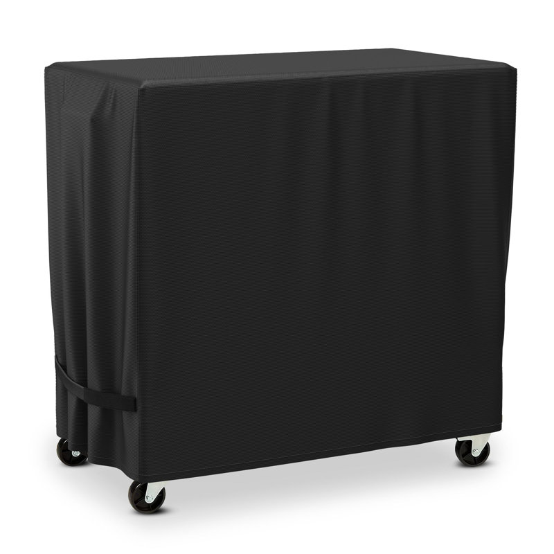 Patio Cooler Cart Cover Fits 80 Quart Rolling Cooler Cart, Black