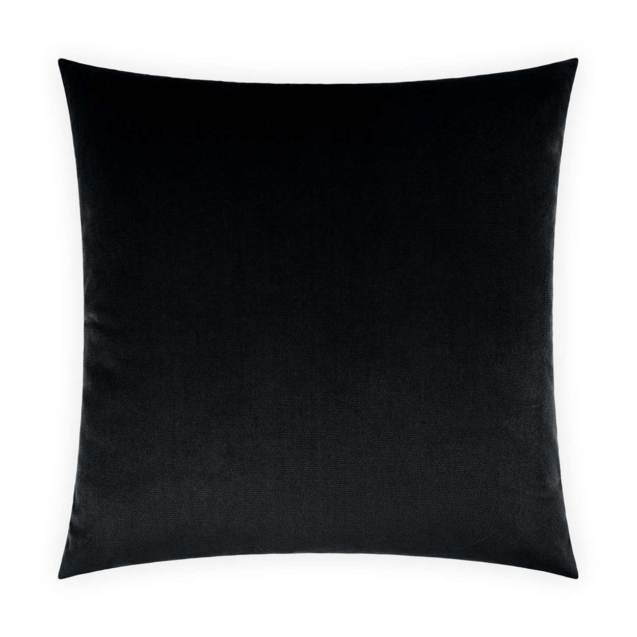 Belvedere Throw Pillow, Black, Square 20"