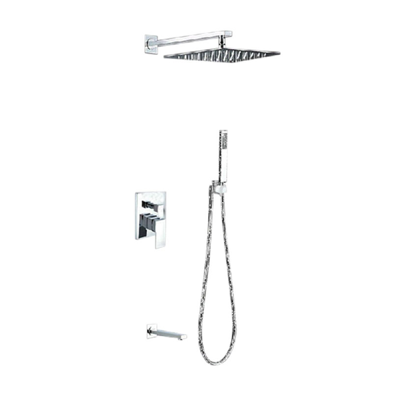 Ensemble de douche en acier inoxydable Perlude