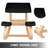 Wooden Ergonomic Kneeling Chair Memory Seat Cushion Relieving Body Black