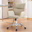 Chaise de travail pivotante en similicuir Caylin-1664664498