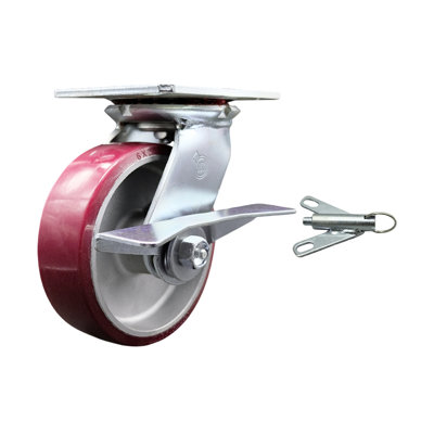 Polyurethane on Aluminum Caster