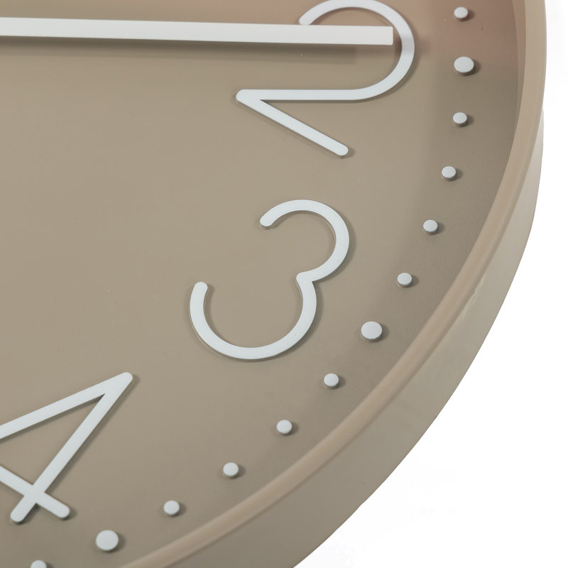 Langford Wall Clock, Taupe