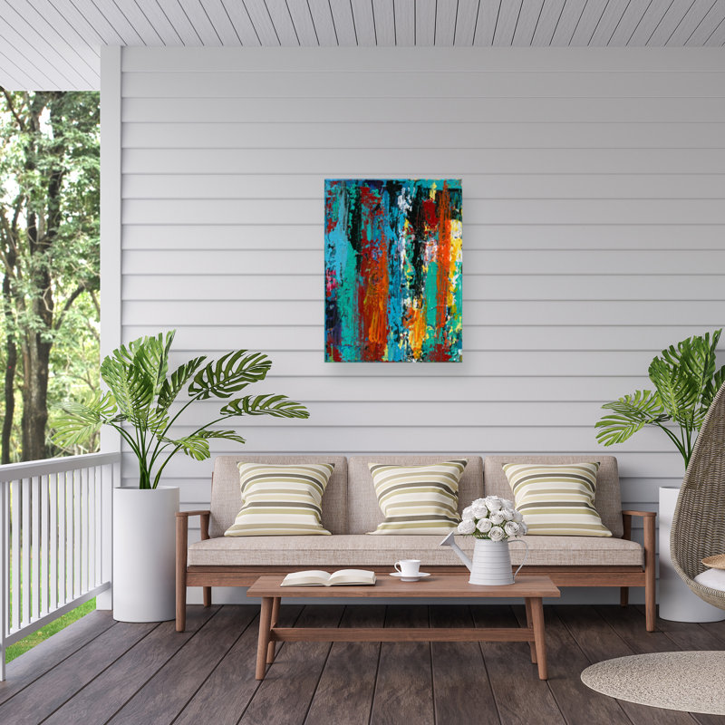 Canvas Abstract Wall Decor, 32" H x 24" W