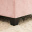 Élégant canapé modulaire rose avec chenille de haute qualité, coussin et mousse à densité modulaire à installation rapide, formes multiples combinées