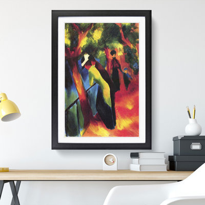 Sunny Way by August Macke - Picture Frame Painting