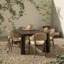 Soho Outdoor Metal Dining Table 86"-Bronze-447270476