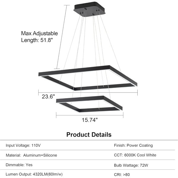 Dimensions du produit