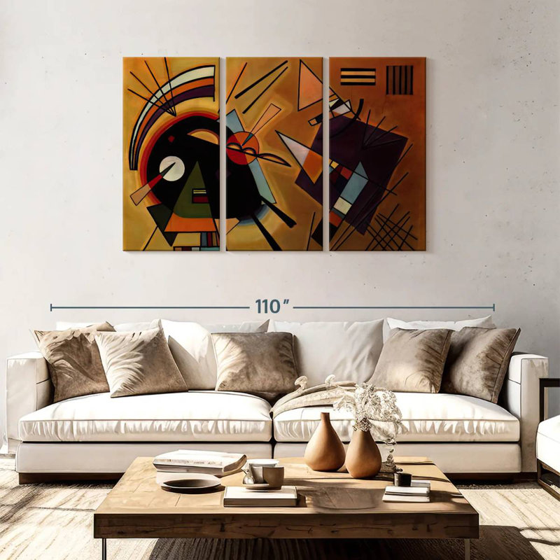 Avery Black And Violet, 48" H x 74" W