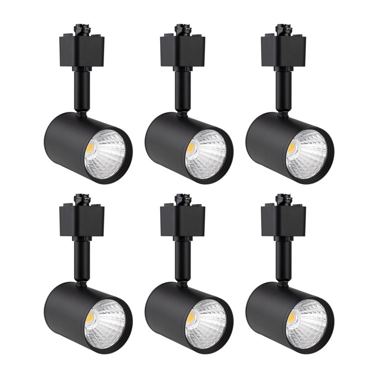 Dimmable LED Track Lighting Heads Compatible with Single Circuit H Type Rail Ceiling Spotlight for Accent Task Wall Art Exhibition