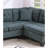Living Room Furniture 2-PCS Sectional Sofa Set LAF Sofa And RAF Chaise Tweeted-Like Velvet Tufted Couch Nailheads-1097812214
