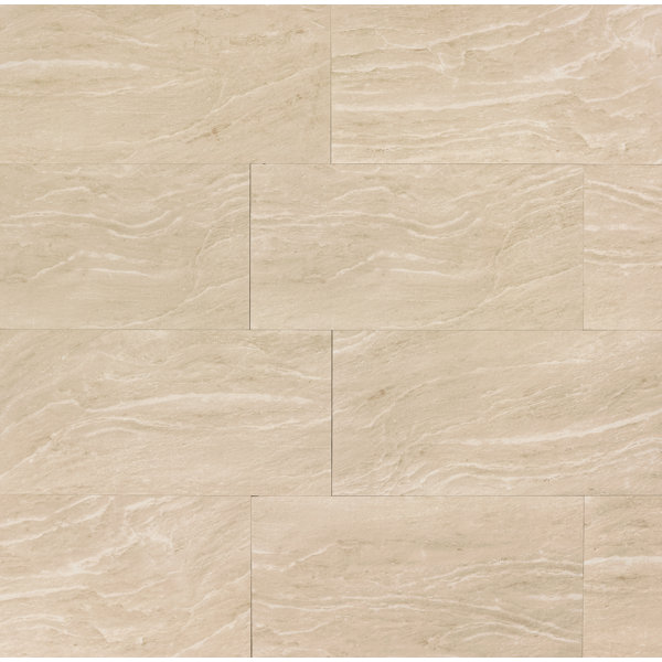 Yosemite 12" x 24" Porcelain Field Tile in Beige
