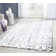 Tapis géométrique en laine touffeté à la main Pimentel