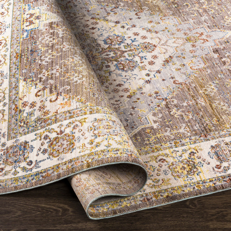 Tapis oriental gris / taupe Gilstrap, Rectangle 8 pi 10 po x 13 pi