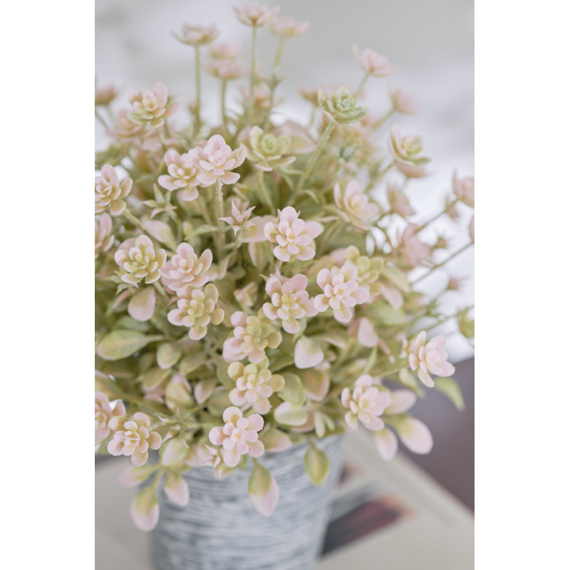 Artificial Thyme In Pot, Pink