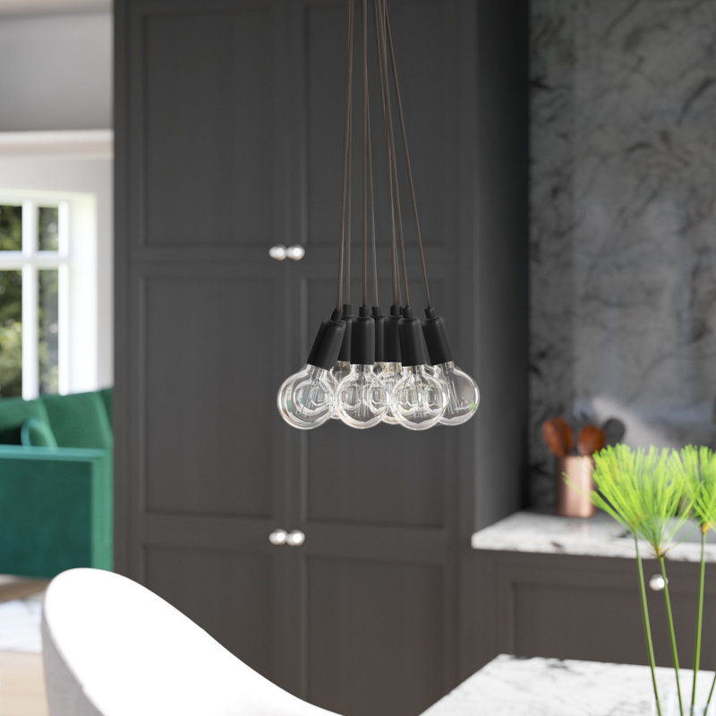Asmaa 9 - Light Cluster Pendant, Graphite