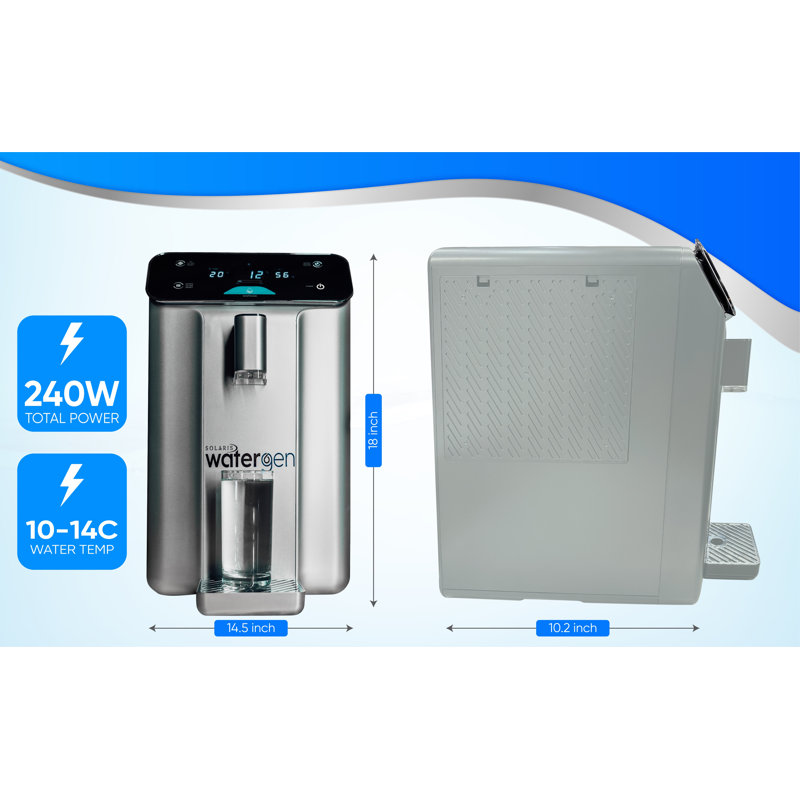 Solaris WaterGen A10 pour États-Unis / 110 V (noir mat / noir), Argent