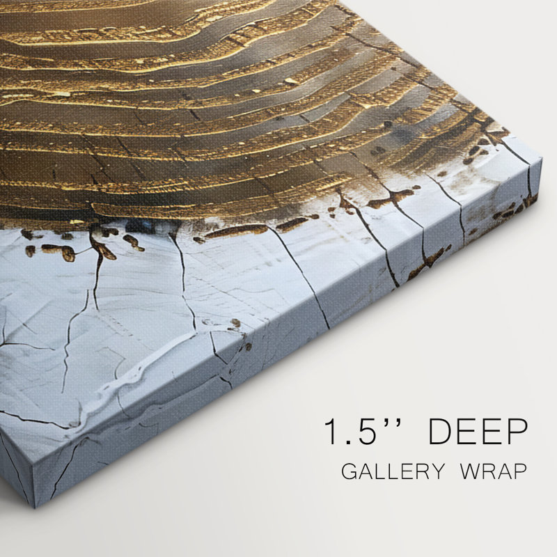 Abstract Series 2 #XVII-Wide Gallery Wrapped Canvas, 12" H x 30" W