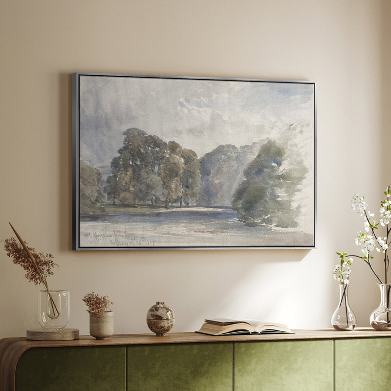 "Vintage Landscape - CECL III" sur toile, H 17 po x l 25 po