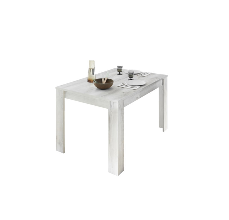 Aarju Extendable Dining Table, White