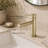  Luster  Single-Hole Single-handle Bathroom Faucet with Drain Assembly-81246862