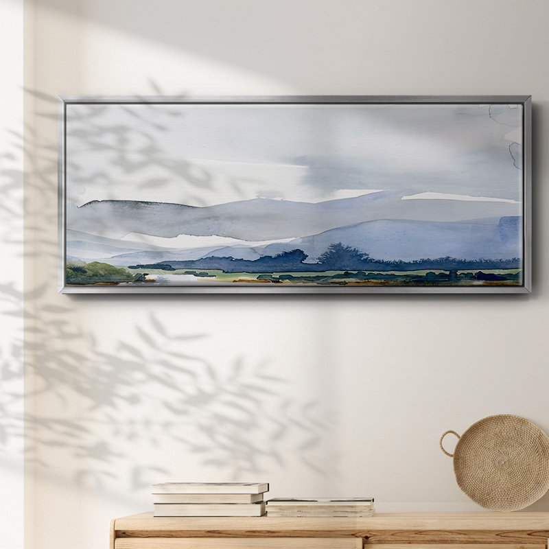 Blue Ridge I- Framed Canvas