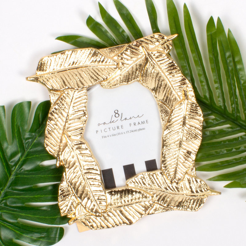 Gold Metal Embossed Picture Frame