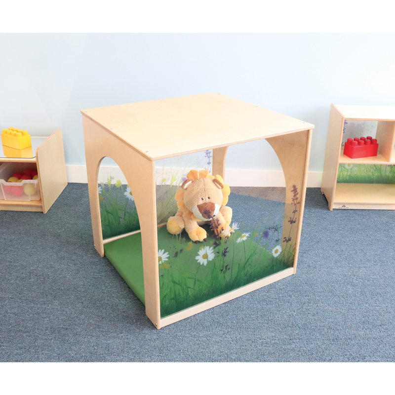 Maisonnette 2,5 'x 2,5' avec tapis Nature View