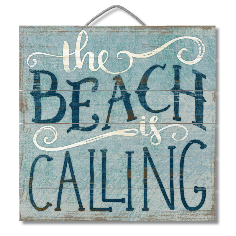 Handmade Coastal Wall Decor on Wood