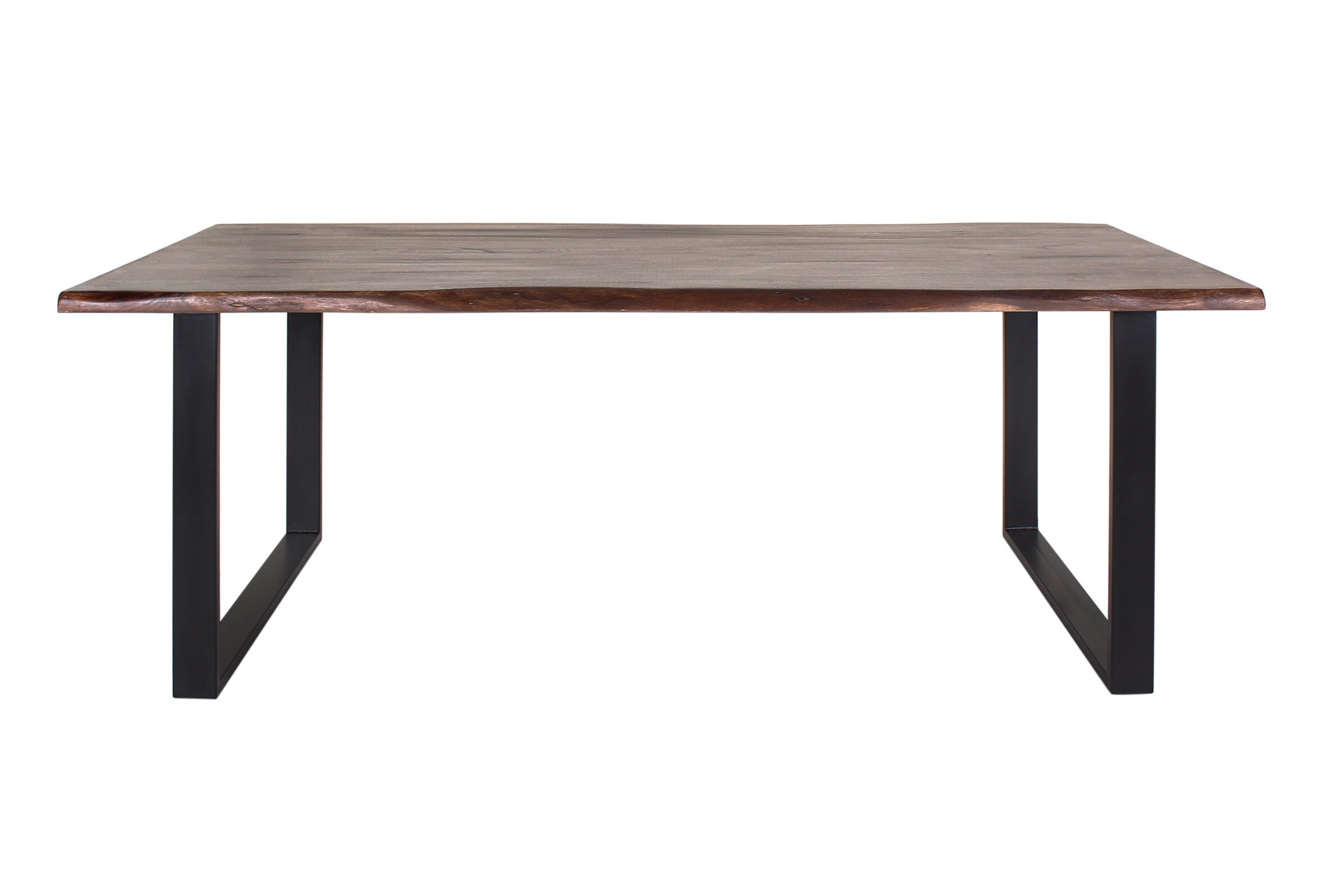 106 Live Edge dining table beautiful wood slab table with metal