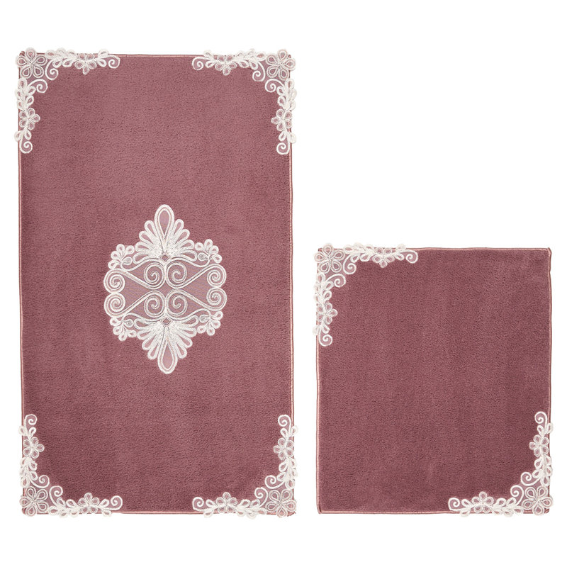 Ensemble de tapis de bain 2 pièces Neva, Fuchsia
