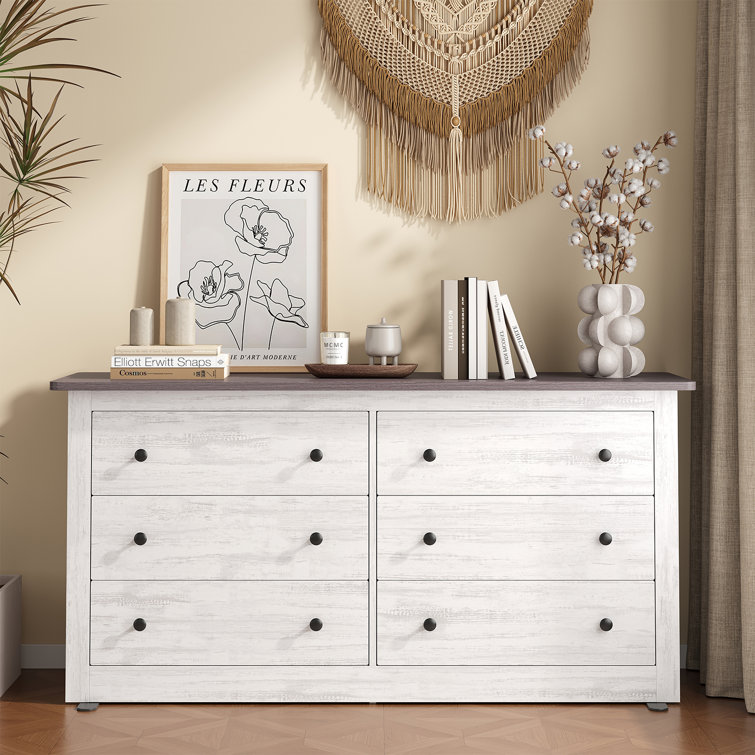 59" W 6 - Drawer Dresser
