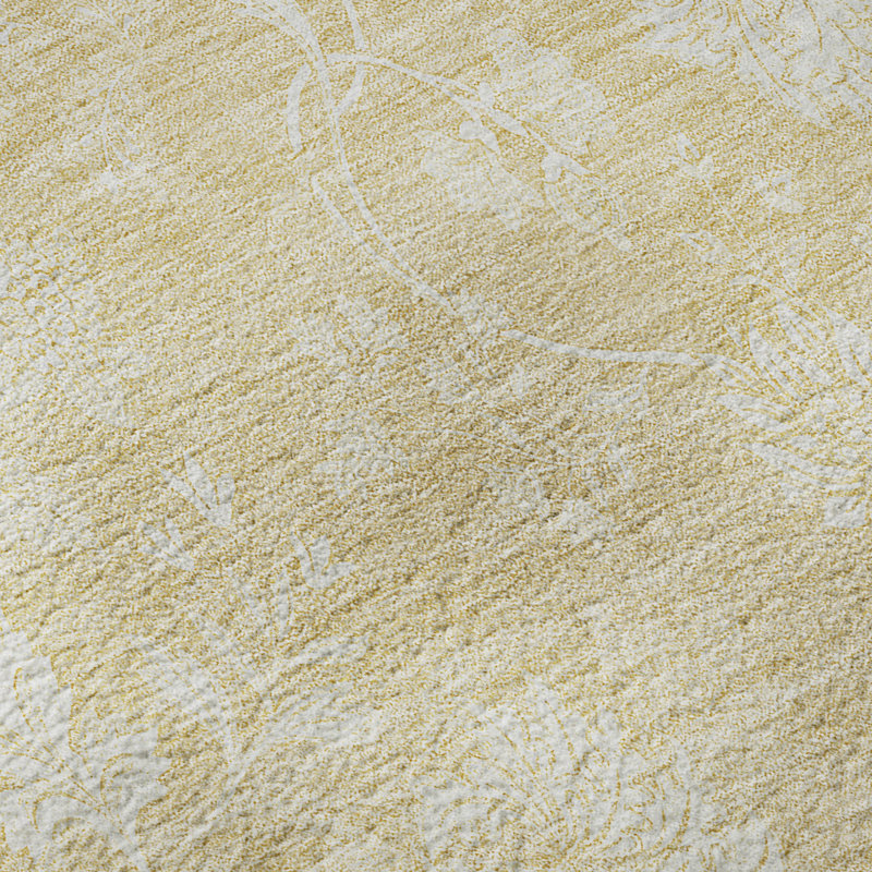 Premium Machine Washable Prisco Honey Rug, Rectangle 8' x 10'