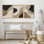 Ensemble de 3 reproductions d'art moderne encadrées aux tons abstraits de terre moderne-123940973-123940968