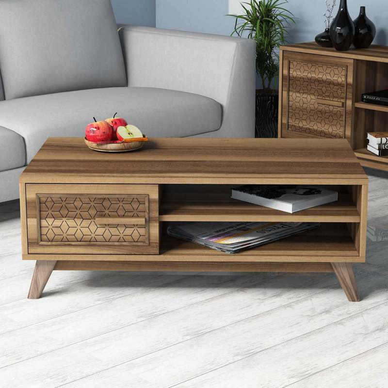 Table basse avec rangement Croft