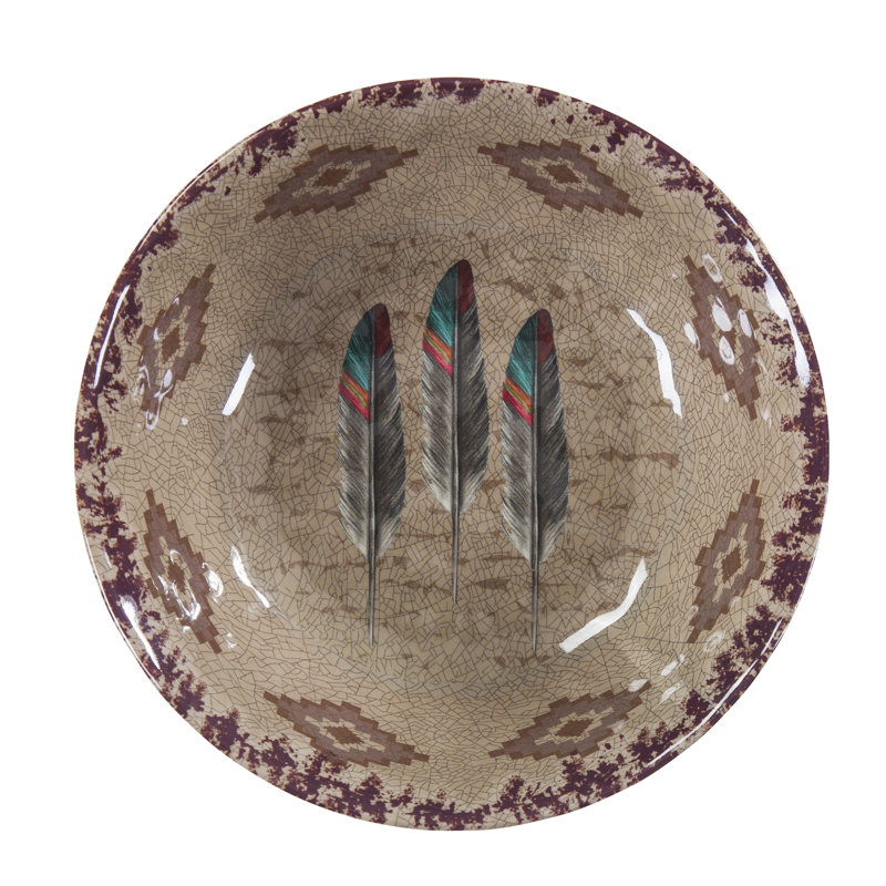 Feather Melamine Plastic Dining Bowl