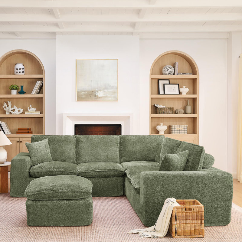Comfy Cloud Couch avec coussin, Vert