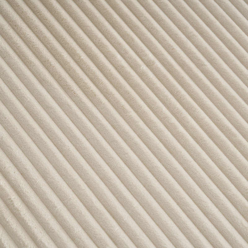 Canapé modulaire rembourré en velours côtelé, Velours côtelé beige