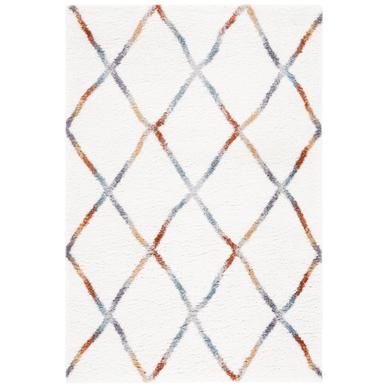 Tapis à poils longs Berber, Rectangle 5 pi 5 po x 7 pi 7 po