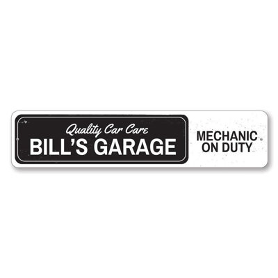 Quality Car Care Custom Aluminum Sign