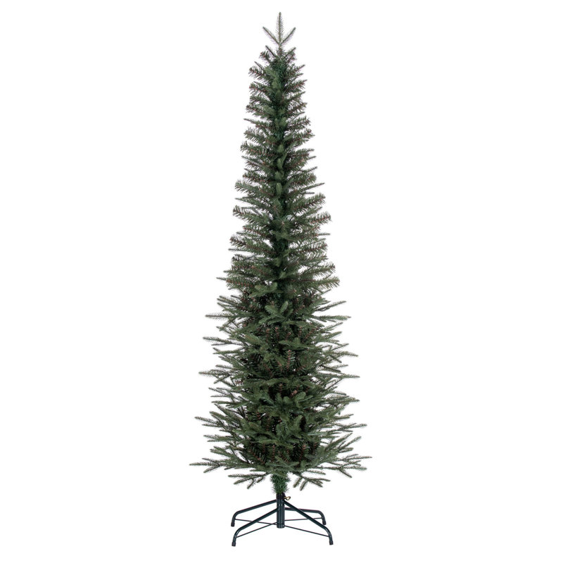 Sapin de Noël artificiel filiforme vert, H 12 pi x l 60 po