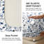 Ensemble de draps fleuris bleus 4 pièces, taille king, drap-housse fleuri avec taies d'oreiller, ensemble de literie nature fraîche-138043152-138043163