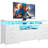 63" Large Tv Stand Dresser With  12 Drawers  For 65/70 Inch Tv, Entertainment Center With Led Lights & Power Outlets & Tv Console For Bedroom-1905028022