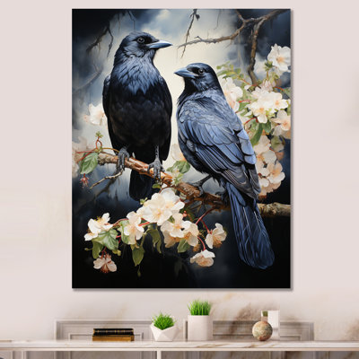 Xavius Corbeau majestueux monochrome II - art mural Corbeau