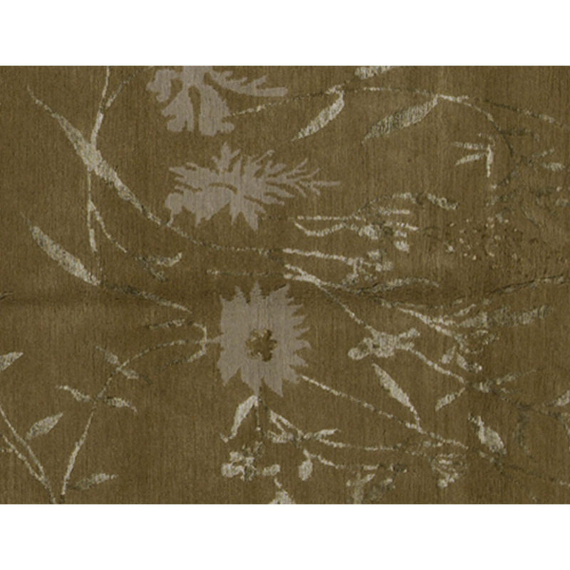 Handmade Silk and Wool Area Rug