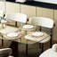 Table de salle à manger moderne en verre avec base en piédestal-502952912-502952918