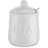 16 oz Ceramic Sugar Jar & Spoon Set - White