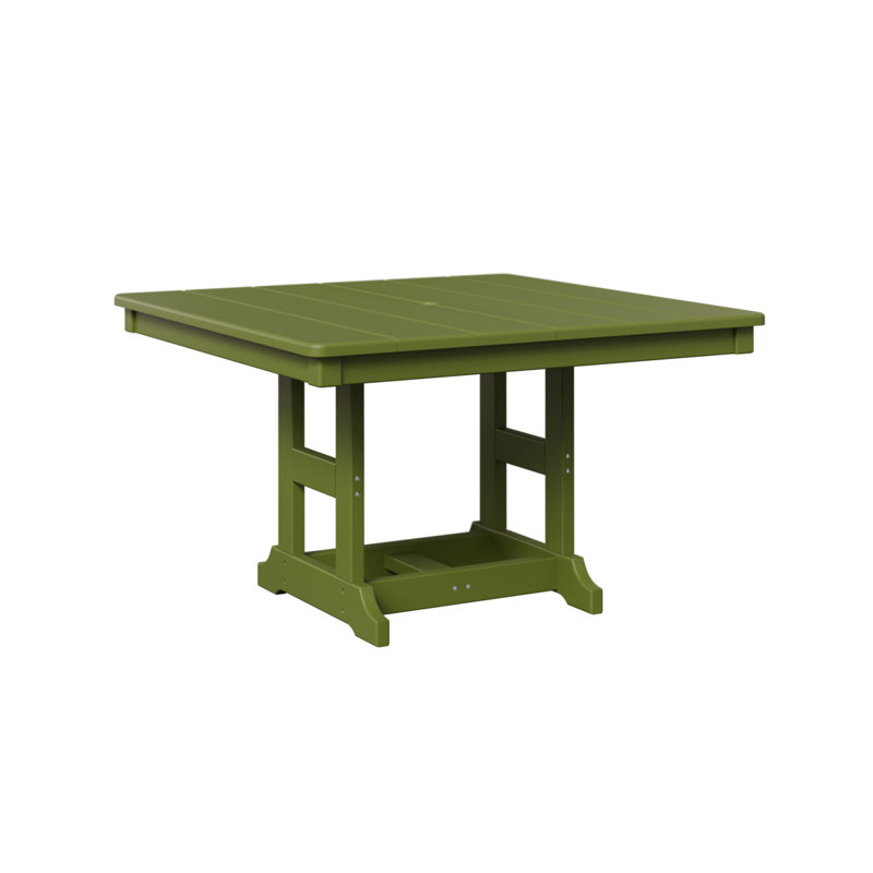 Table carrée 33 po Berlin, Vert kiwi